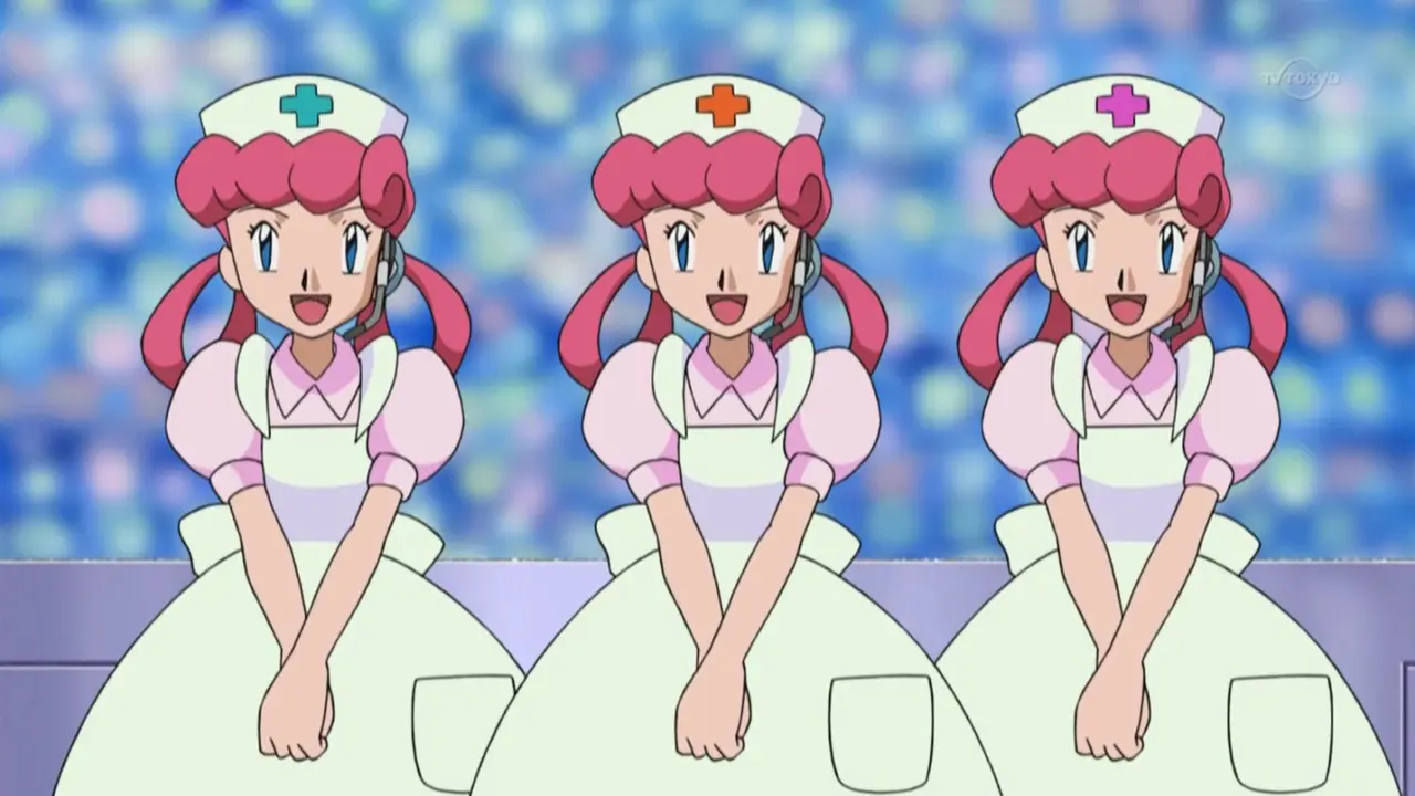 Enfermera Joy anime de Pokemon
