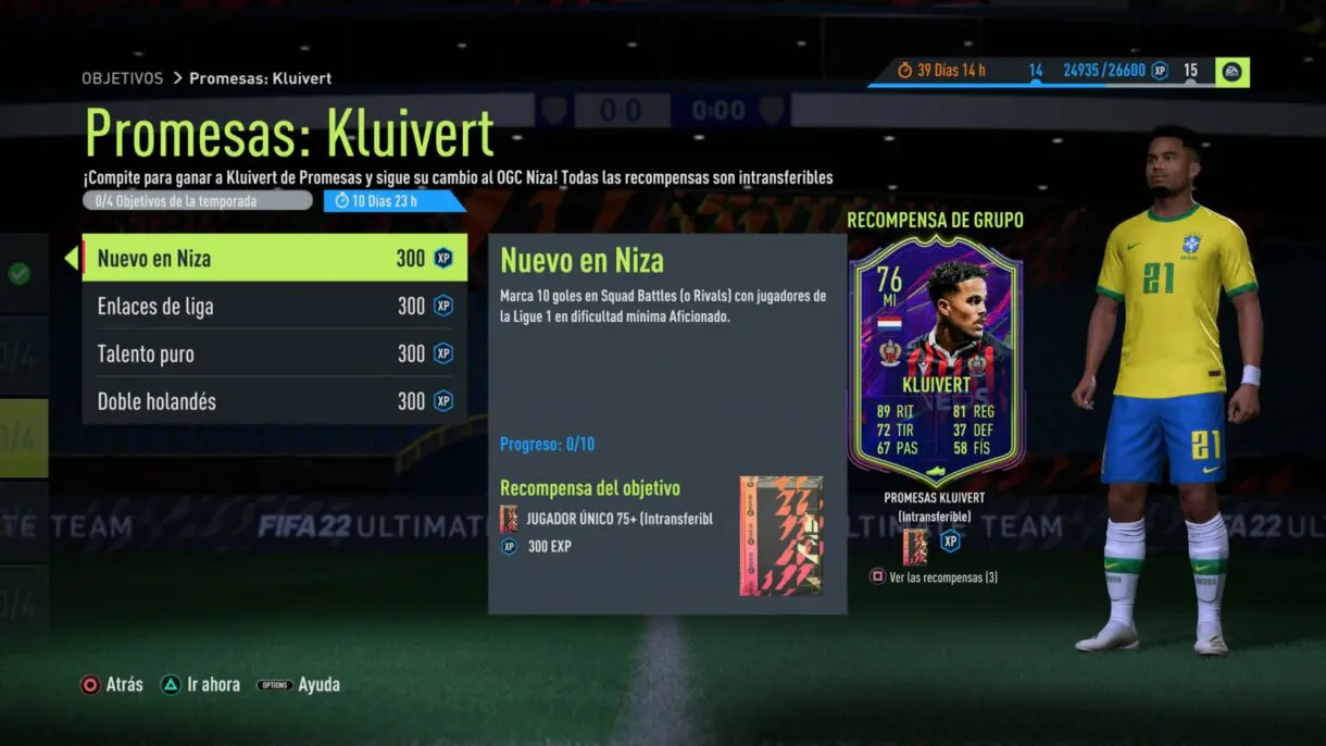 FIFA 22: un segundo Ones to Watch gratuito llega a Ultimate Team. Estos son sus objetivos + Sobre de OTW cedido Ultimate Team 2