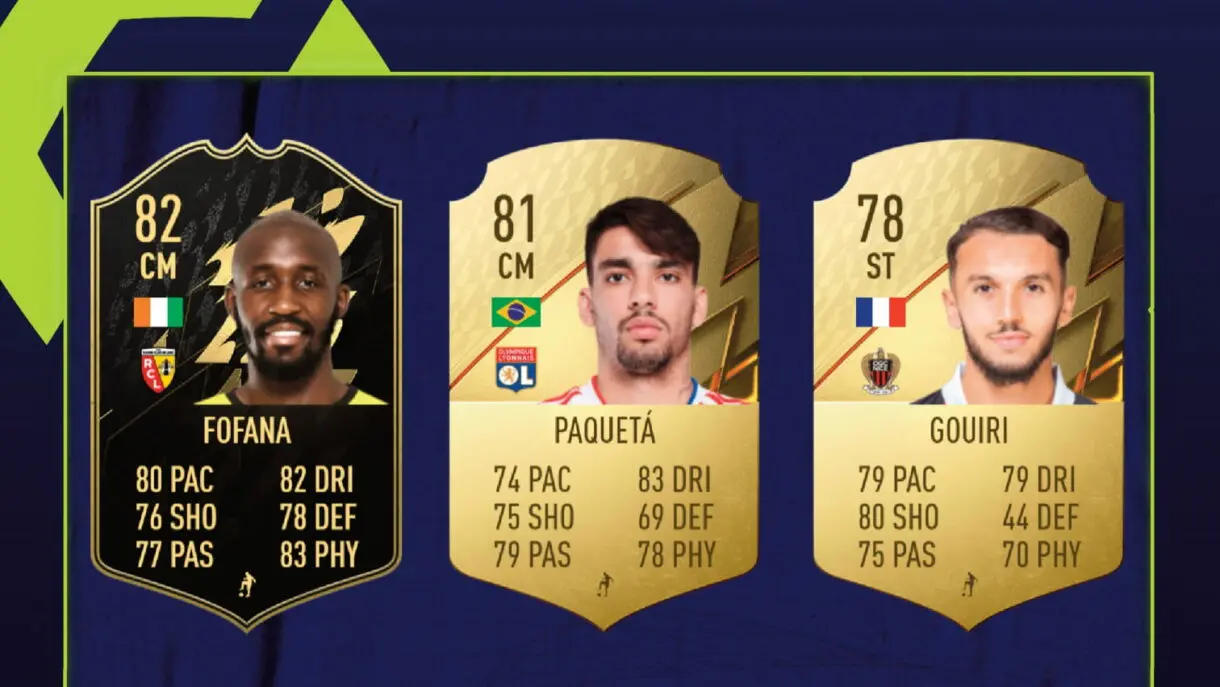 FIFA 22: un interesante centrocampista podría aparecer como POTM de la Ligue 1 (candidatos) Ultimate Team Fofana, Paquetá y Gouiri Jugador del Mes