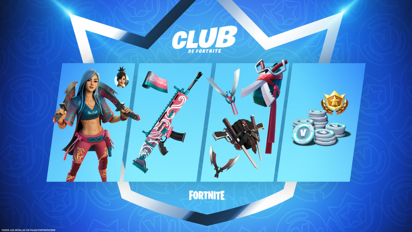 Club de Fortnite revela la nueva skin y del mes de
