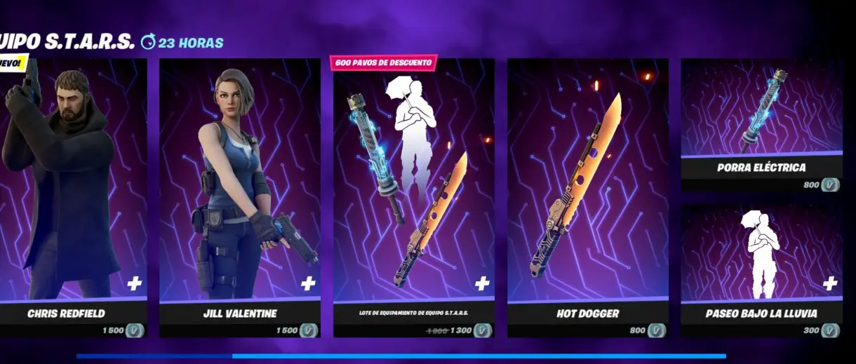 fortnite resident evil imagen 2