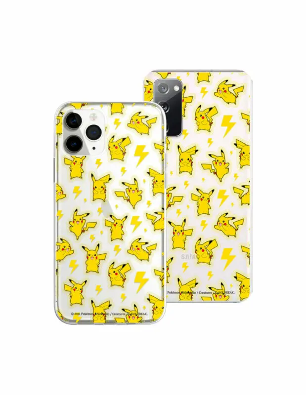 fundas de Pokemon para movil Pikachu rayos