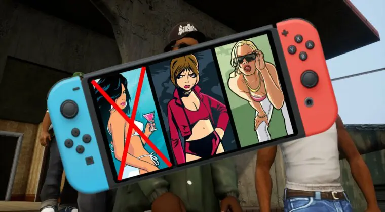 Imagen de La versión física de GTA Trilogy en Nintendo Switch requiere descarga adicional