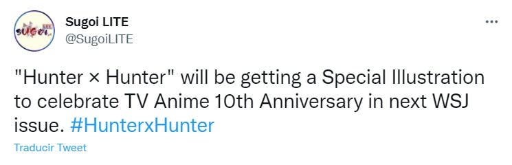 Uma década da Prova dos Caçadores! Segundo anime de Hunter x Hunter  comemora seu aniversário de 10 anos com uma ilustração especial -  Crunchyroll Notícias