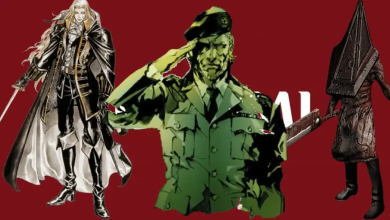konami castlevania metal gear silent hill