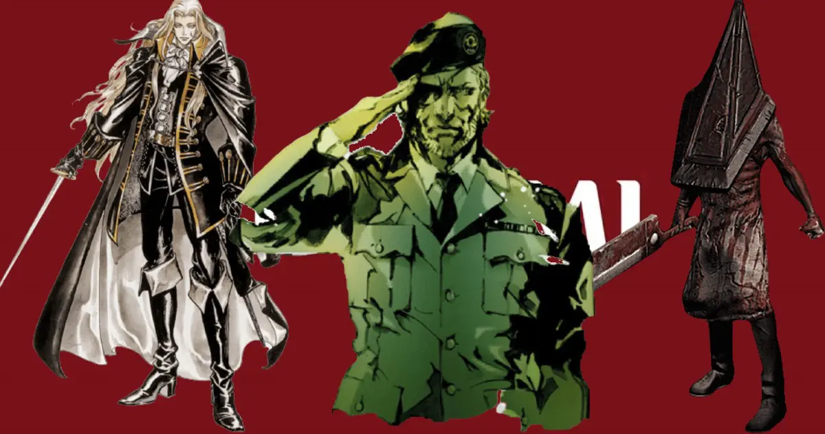 konami castlevania metal gear silent hill