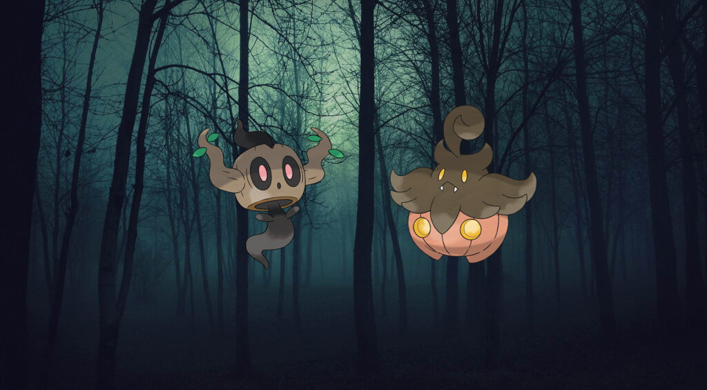 phantump pumpkaboo pokemon