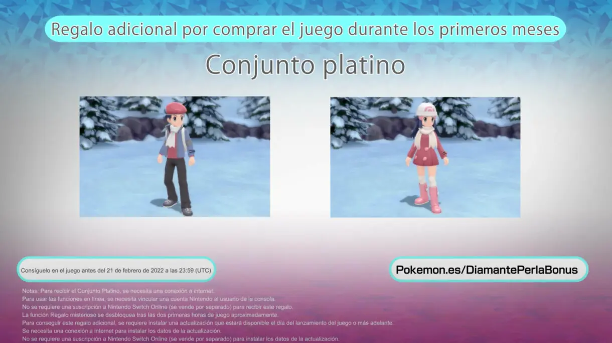 Pokemon Diamante Brillante y Perla Reluciente Conjunto Platino