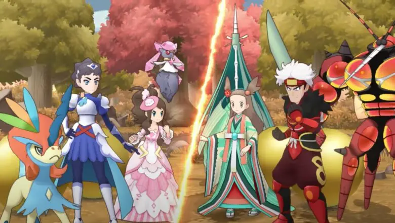 Pokemon Masters EX evento de trajes especiales