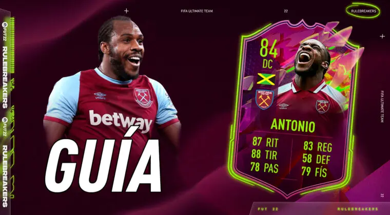 Imagen de FIFA 22: guía para conseguir a Michail Antonio Rulebreakers gratuito