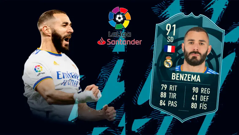 FIFA 22 Ultimate Team SBC Benzema POTM LaLiga Santander