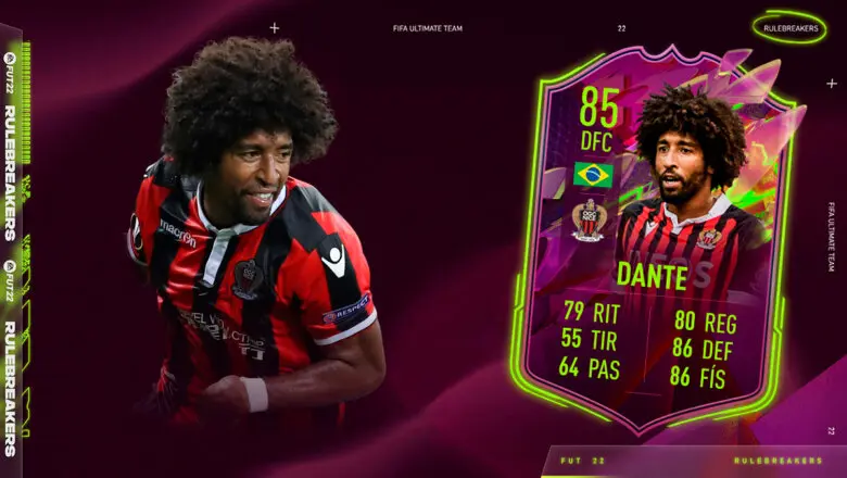 FIFA 22 Ultimate Team SBC Dante Rulebreakers
