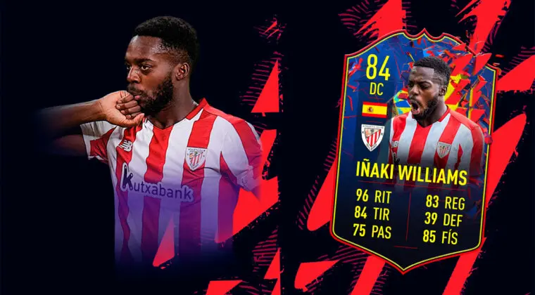 Imagen de FIFA 22: ¿Merece la pena Iñaki Williams Record Breakers? + Solución del SBC