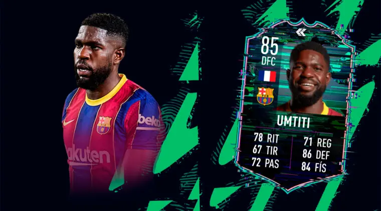 Imagen de FIFA 22: ¿Merece la pena Samuel Umtiti Flashback? + Solución del SBC