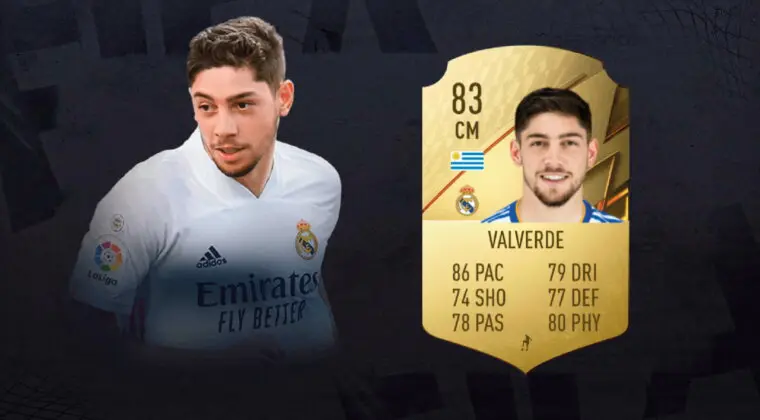 Imagen de FIFA 22: review de Fede Valverde. ¿Es un centrocampista que marca diferencias?