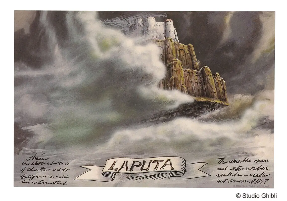 poster Laputa El castillo en el cielo Studio Ghibli