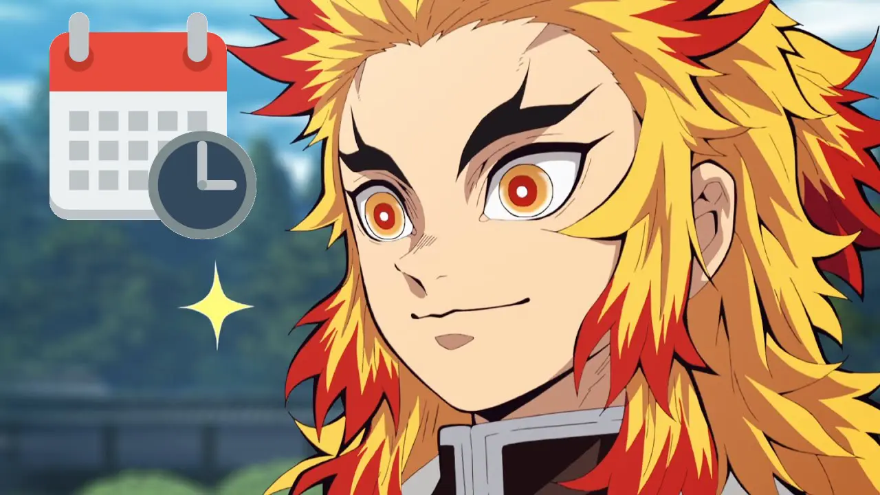Rengoku Kimetsu no Yaiba horario