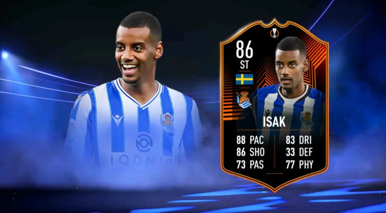 Imagen de FIFA 22: review de Alexander Isak RTTK. ¿El mejor DC de la Liga Santander?