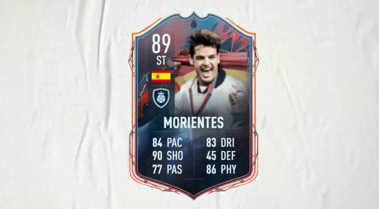Imagen de FIFA 22 FUT Heroes: review de Fernando Morientes. ¿Un delantero interesante?