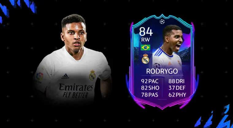 Imagen de FIFA 22: ¿Carta top o demasiado cara? Review de Rodrygo RTTK