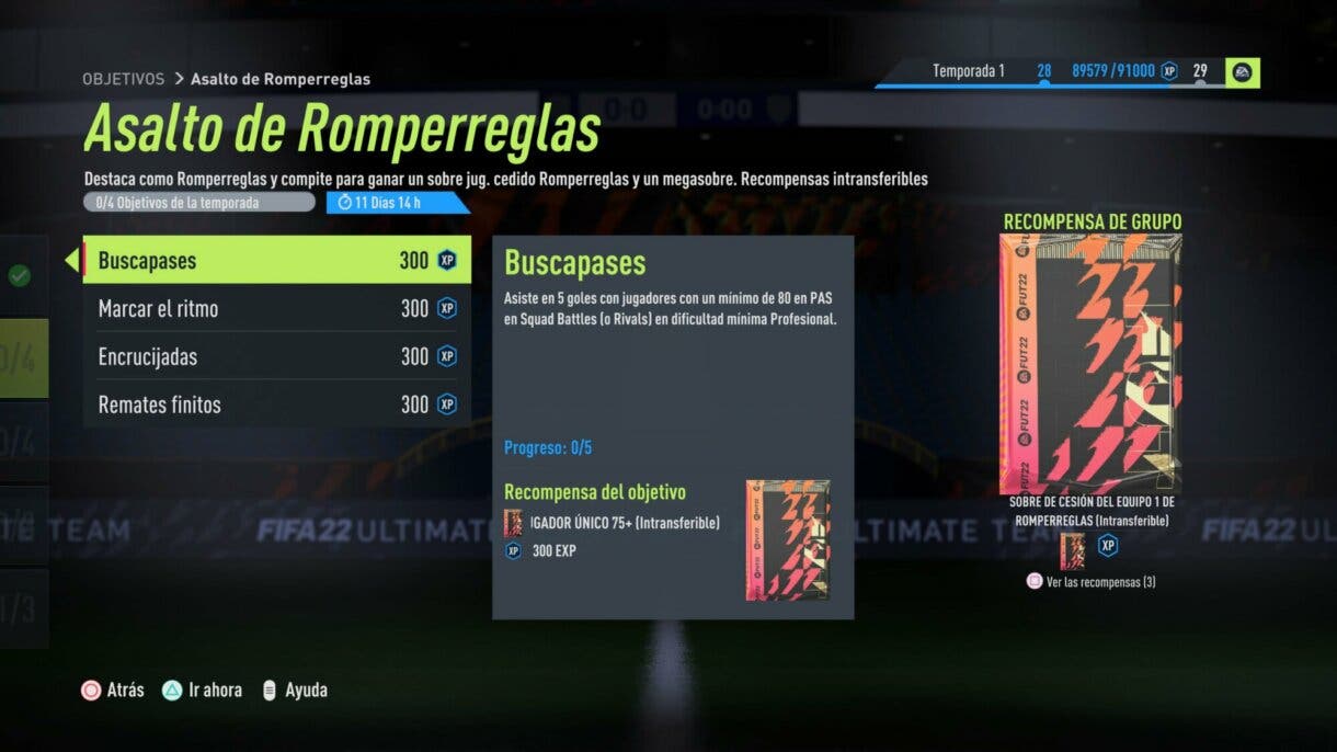 FIFA 22: así puedes conseguir un Megasobre gratuito y un Rulebreakers cedido en Ultimate Team