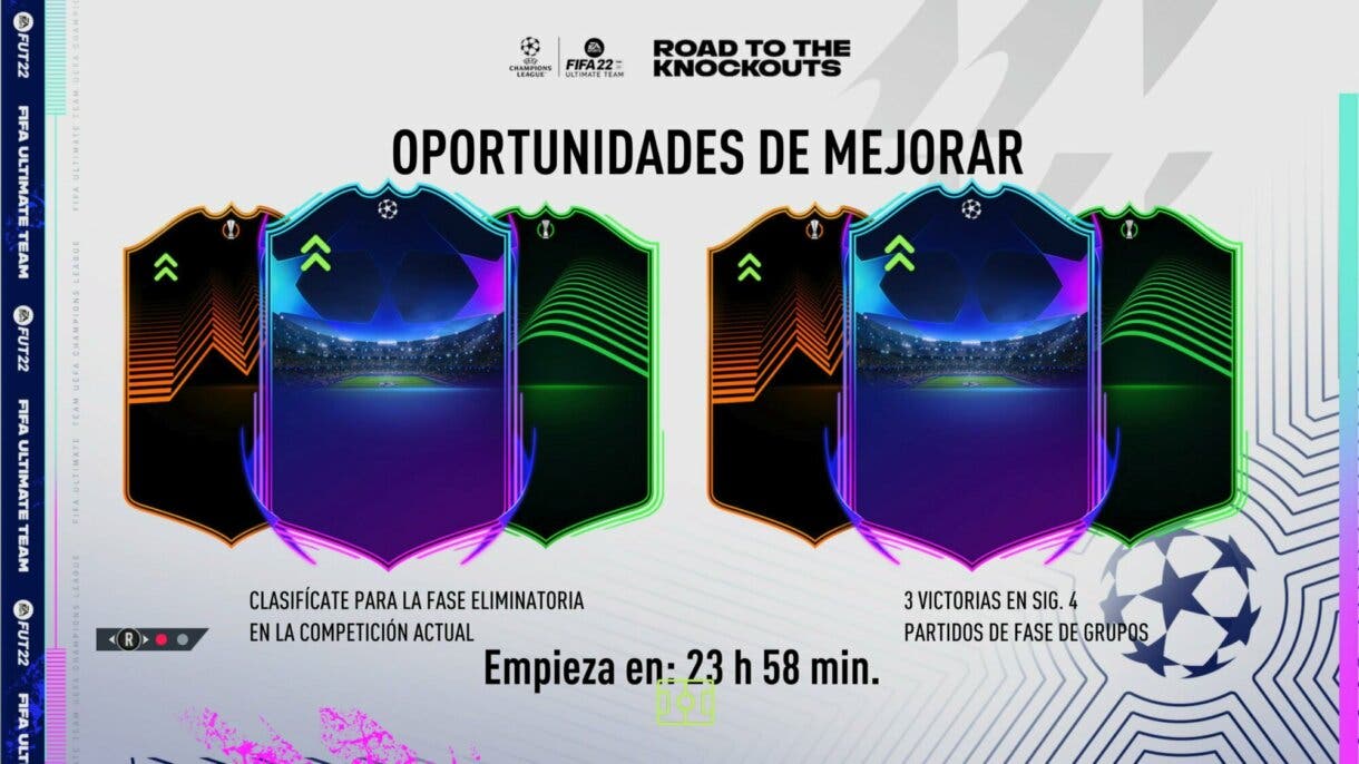 FIFA 22: EA desvela cómo funcionan las cartas dinámicas del nuevo evento (Road to the Knockouts) Ultimate Team
