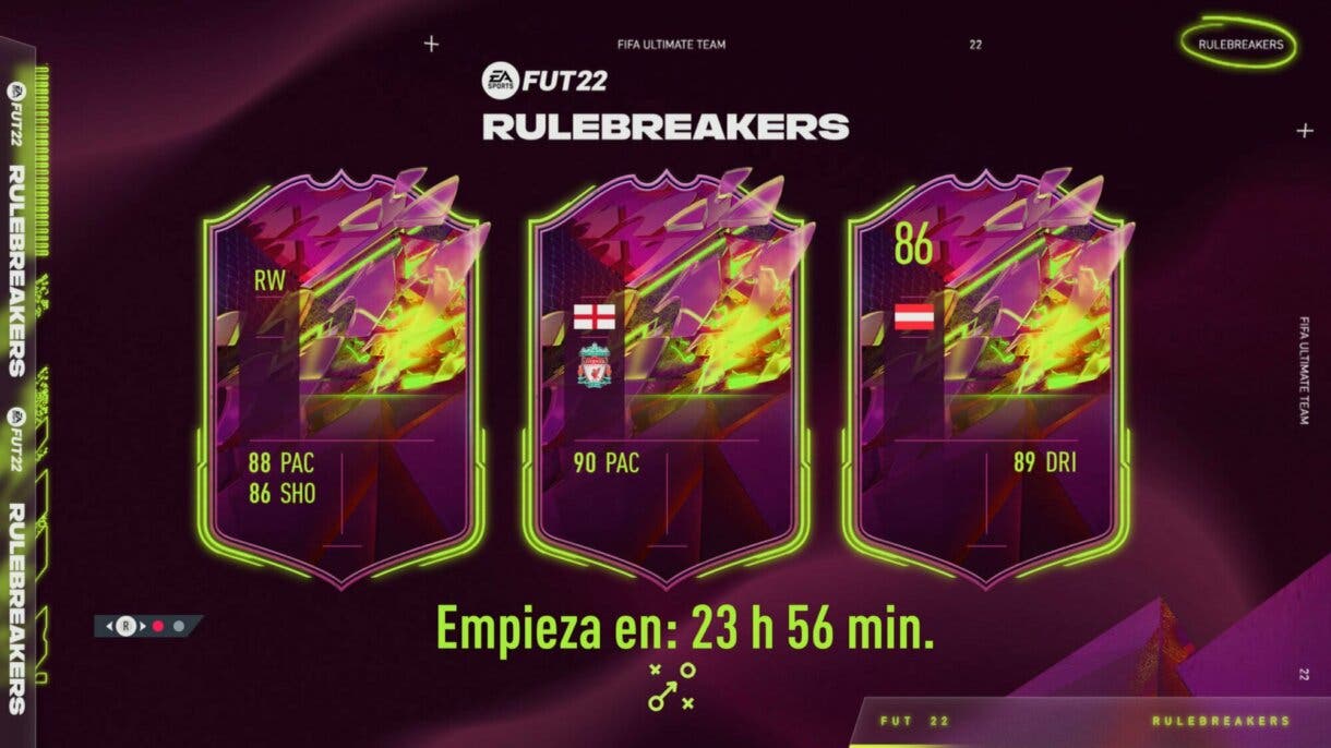 FIFA 22: llegan las primeras pistas sobre los jugadores que aparecerán como Rulebreakers en Ultimate Team