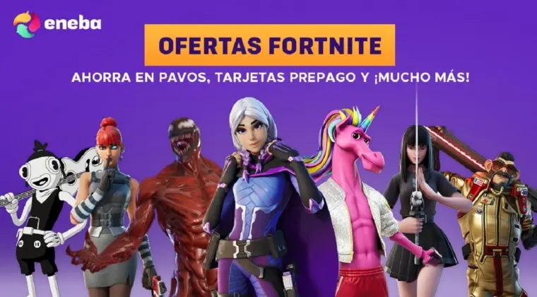 Imagen de Las mejores ofertas de Fortnite de octubre más sorteazo en Eneba