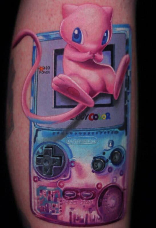 tatuaje Pokemon Mew