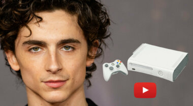 Imagen de El pasado de Timothée Chalamet, protagonista de Dune, como youtuber fanático de Xbox