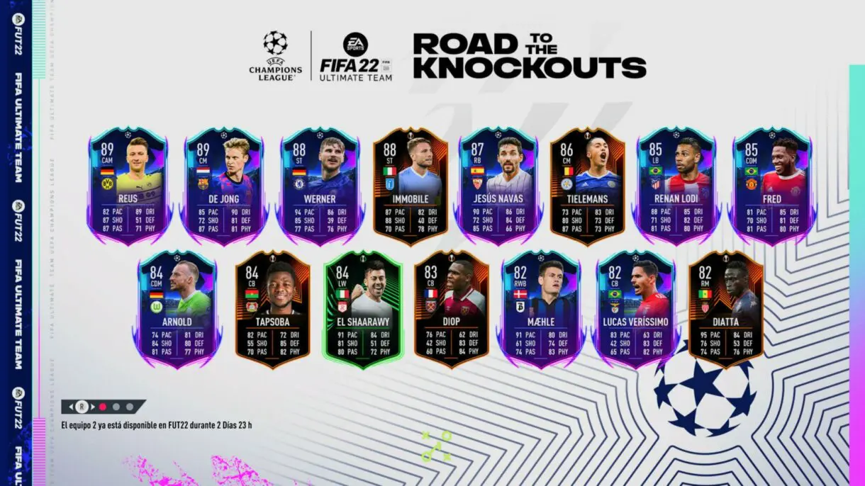 FIFA 22: llegan nuevos RTTK a Ultimate Team. Aquí puedes ver sus estadísticas Road to the Knockouts