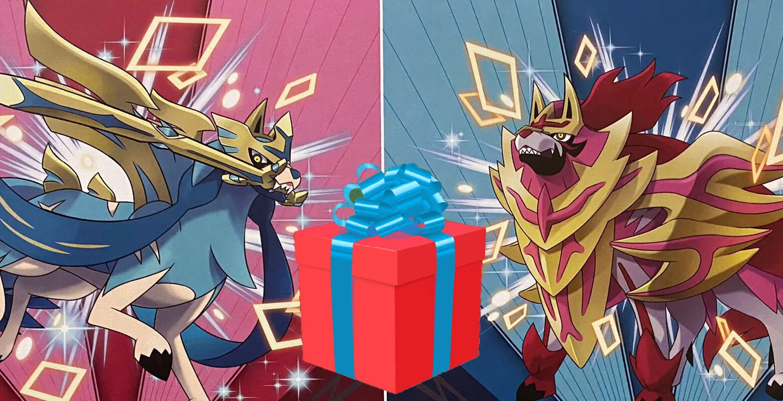 Zacian y Zamazenta shiny
