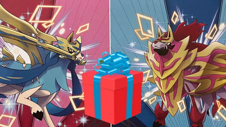 Zacian y Zamazenta shiny
