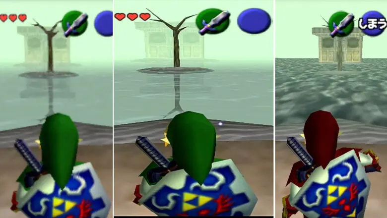 zelda ocarina of time comparativa