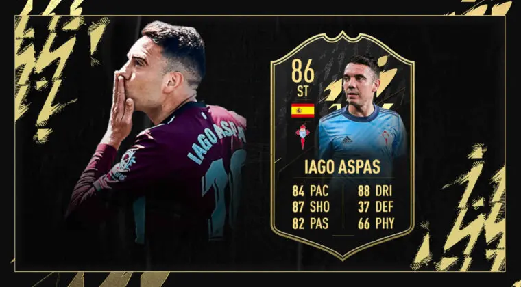 Imagen de FIFA 22: review de Iago Aspas IF. ¿Este año sí es competitivo? ¿Está a buen precio?