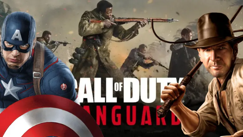 call of duty vanguard indiana jones capitan america