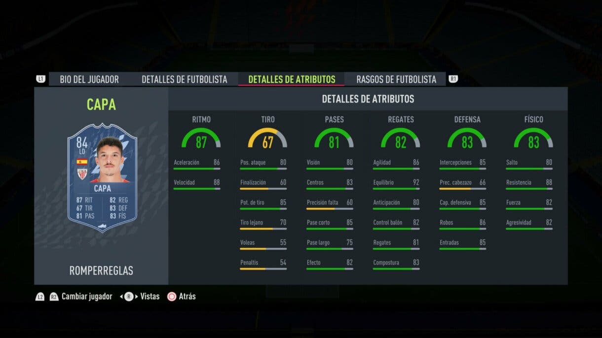FIFA 22: ¡Oficial! Este es el segundo equipo Rulebreakers. Aquí puedes ver sus stats Ultimate Team stats in game Capa