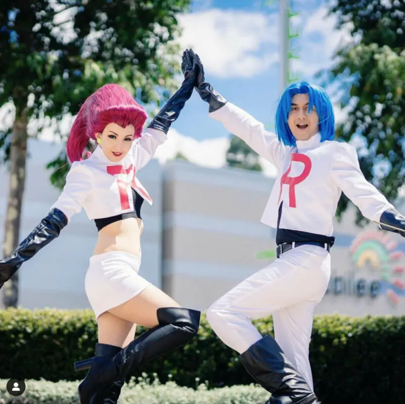 cosplay Team Rocket Jessie y James Pokemon