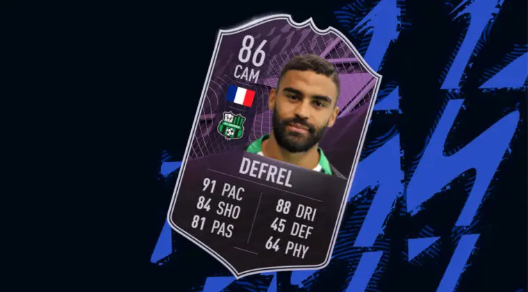 Imagen de FIFA 22: llega una nueva carta gratuita a Ultimate Team (Defrel Jugador de Liga)