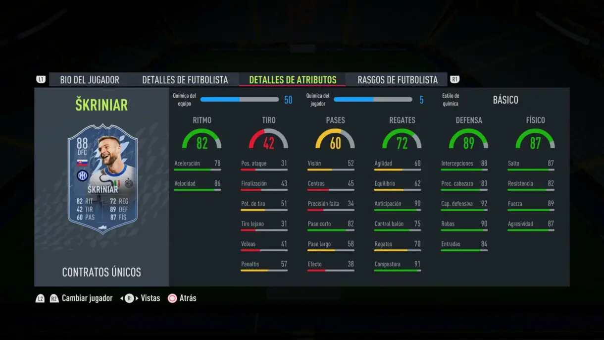 FIFA 22: ¡Oficial! Este es el equipo Signature Signings y aquí puedes ver las stats de todas las cartas Ultimate Team Skriniar
