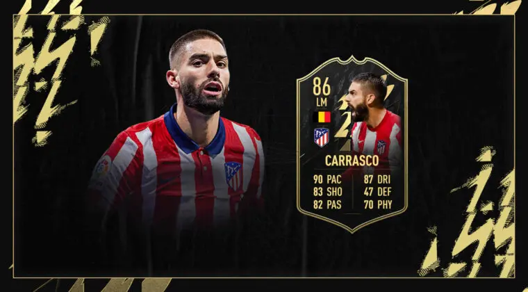 Imagen de FIFA 22: review de Carrasco IF. ¿Un extremo top? ¿Más interesante que Danjuma RTTK?