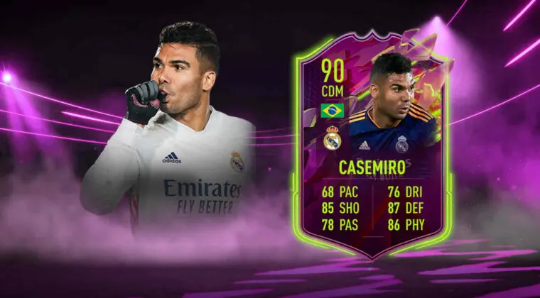 Imagen de FIFA 22: review de Casemiro Rulebreakers. ¿Un MCD interesante para plantillas de la Liga Santander?