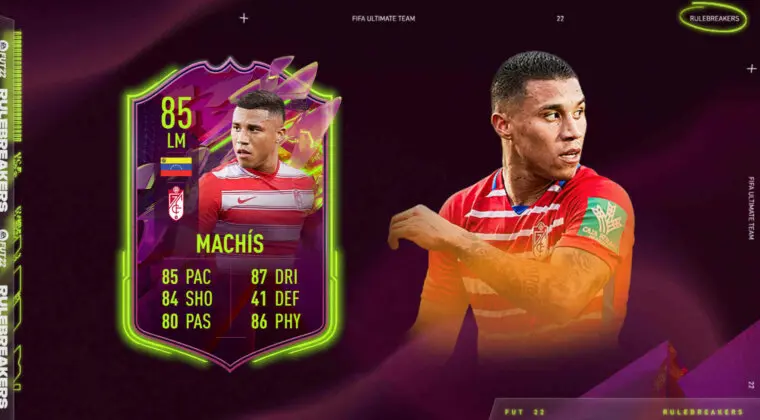 Imagen de FIFA 22: review de Darwin Machís Rulebreakers. ¿Una ganga? ¿Mejor que Carrasco IF y Danjuma RTTK?