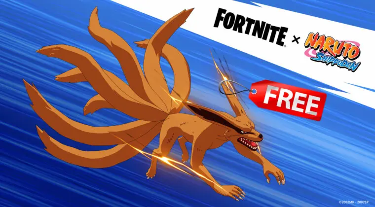 Imagen de Fortnite: cómo conseguir gratis el increíble ala-delta Kurama de Naruto y otros objetos del crossover