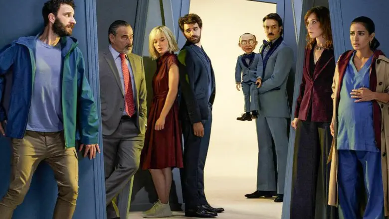 Los actores de Historia para no dormir, en una fotografía promocional