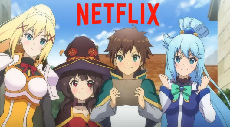 Imagen de KonoSuba ya está disponible en Netflix España