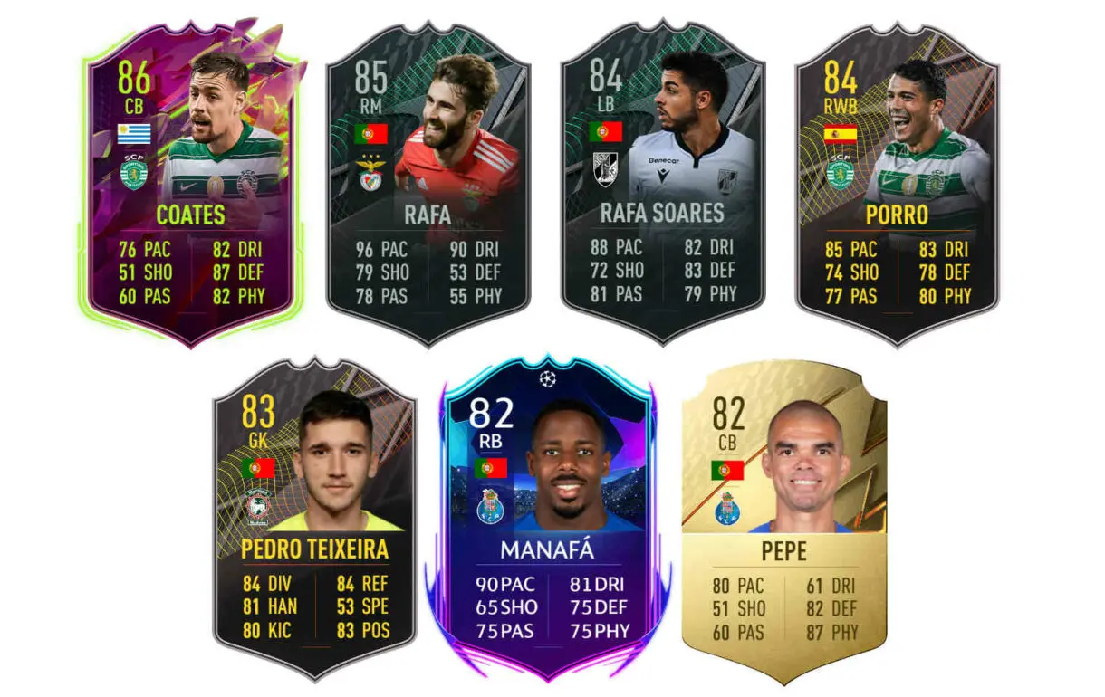 FIFA 22: análisis de los Fundamentos de la Liga Portugal. ¿Cartas gratuitas de nivel? links verdes Goncalo Inácio Fundamentos
