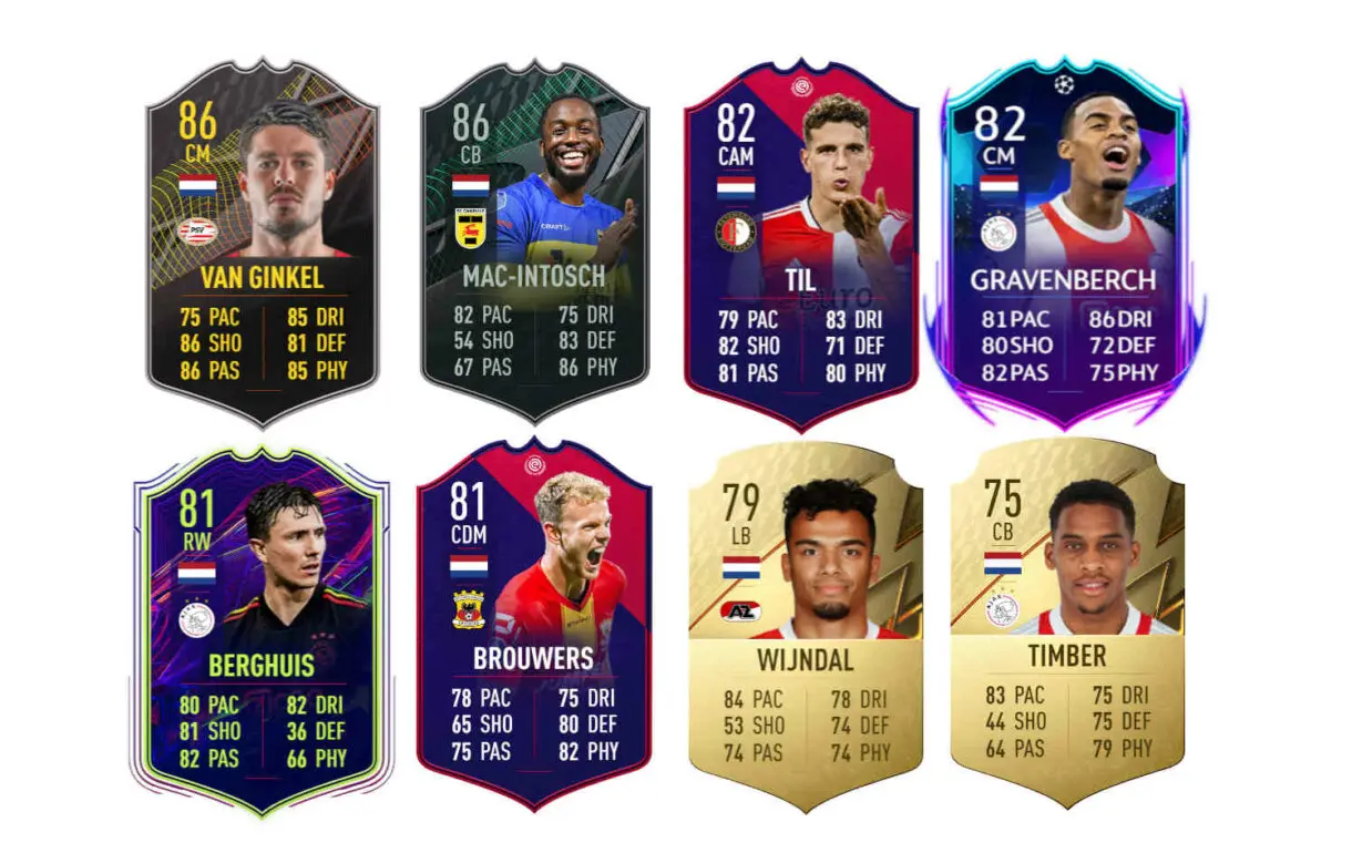 FIFA 22: análisis de los nuevos Fundamentos gratuitos de la Eredivisie Ultimate Team links verdes Owusu Fundamentos