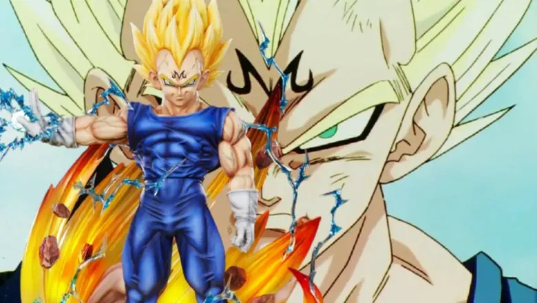 majin vegeta dragon ball z