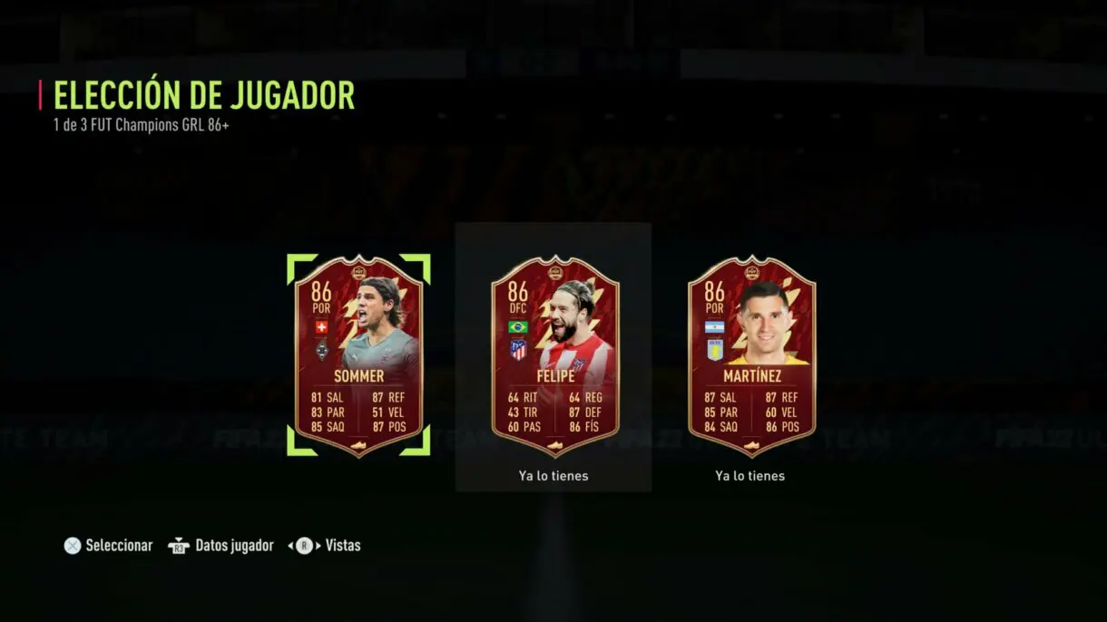 FIFA 22: por fin regresan las mejoras de FUT Champions a Ultimate Team Mejora Premium ejemplo